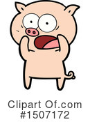 Pig Clipart #1507172 by lineartestpilot