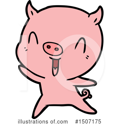 Royalty-Free (RF) Pig Clipart Illustration by lineartestpilot - Stock Sample #1507175
