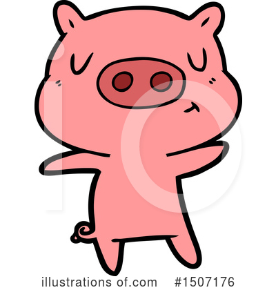 Royalty-Free (RF) Pig Clipart Illustration by lineartestpilot - Stock Sample #1507176
