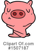 Pig Clipart #1507187 by lineartestpilot