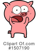 Pig Clipart #1507190 by lineartestpilot