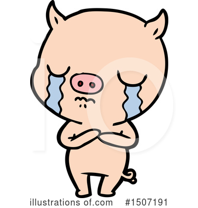 Royalty-Free (RF) Pig Clipart Illustration by lineartestpilot - Stock Sample #1507191