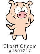 Pig Clipart #1507217 by lineartestpilot