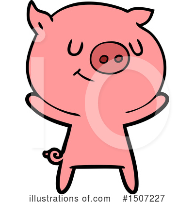 Royalty-Free (RF) Pig Clipart Illustration by lineartestpilot - Stock Sample #1507227