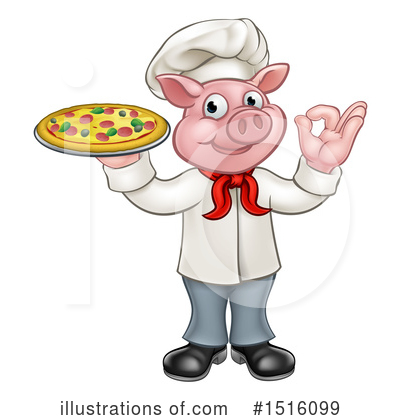 Chef Pig Clipart #1516099 by AtStockIllustration