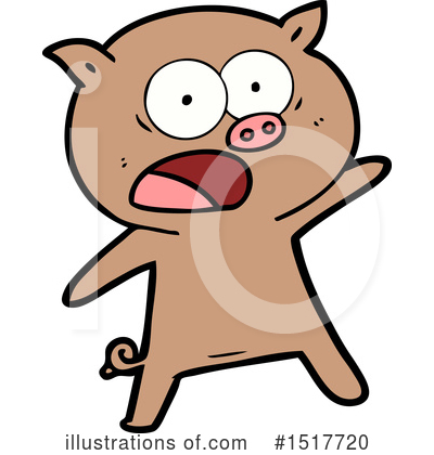 Royalty-Free (RF) Pig Clipart Illustration by lineartestpilot - Stock Sample #1517720