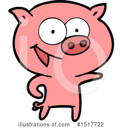 Royalty-Free (RF) Pig Clipart Illustration by lineartestpilot - Stock Sample #1517722