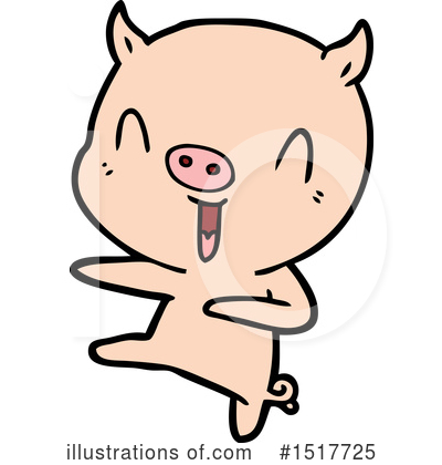 Royalty-Free (RF) Pig Clipart Illustration by lineartestpilot - Stock Sample #1517725