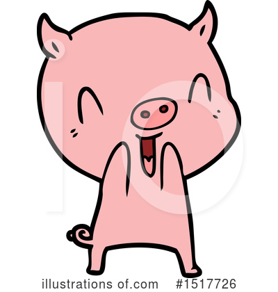 Royalty-Free (RF) Pig Clipart Illustration by lineartestpilot - Stock Sample #1517726