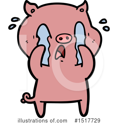 Royalty-Free (RF) Pig Clipart Illustration by lineartestpilot - Stock Sample #1517729