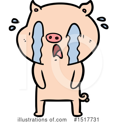 Royalty-Free (RF) Pig Clipart Illustration by lineartestpilot - Stock Sample #1517731
