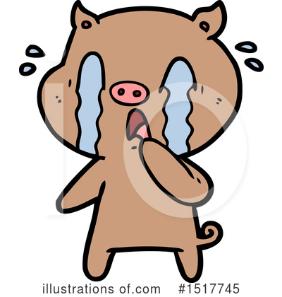 Royalty-Free (RF) Pig Clipart Illustration by lineartestpilot - Stock Sample #1517745