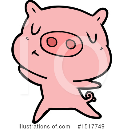 Royalty-Free (RF) Pig Clipart Illustration by lineartestpilot - Stock Sample #1517749