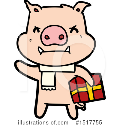 Royalty-Free (RF) Pig Clipart Illustration by lineartestpilot - Stock Sample #1517755