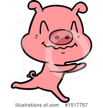 Royalty-Free (RF) Pig Clipart Illustration by lineartestpilot - Stock Sample #1517757