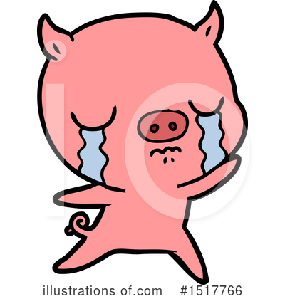 Royalty-Free (RF) Pig Clipart Illustration by lineartestpilot - Stock Sample #1517766
