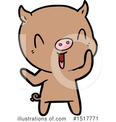 Royalty-Free (RF) Pig Clipart Illustration by lineartestpilot - Stock Sample #1517771