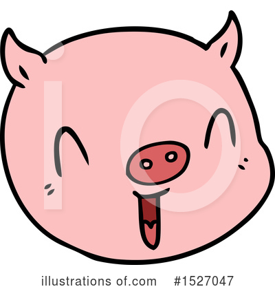 Royalty-Free (RF) Pig Clipart Illustration by lineartestpilot - Stock Sample #1527047