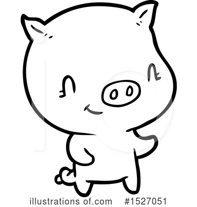 Royalty-Free (RF) Pig Clipart Illustration by lineartestpilot - Stock Sample #1527051