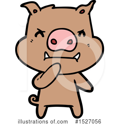 Royalty-Free (RF) Pig Clipart Illustration by lineartestpilot - Stock Sample #1527056