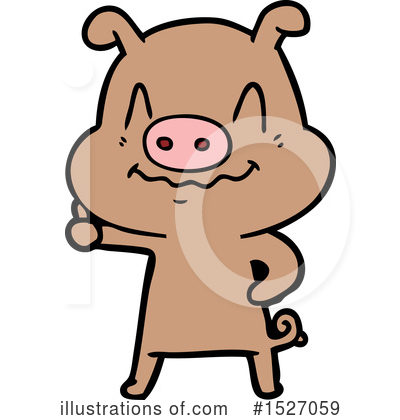 Royalty-Free (RF) Pig Clipart Illustration by lineartestpilot - Stock Sample #1527059