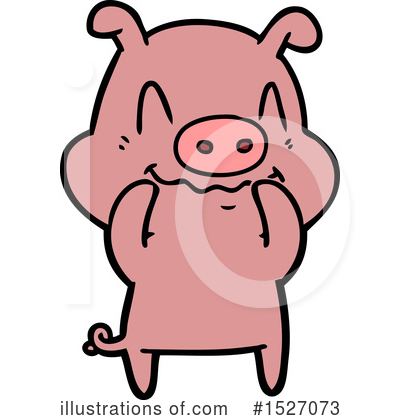 Royalty-Free (RF) Pig Clipart Illustration by lineartestpilot - Stock Sample #1527073