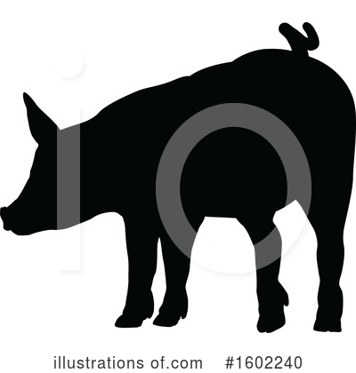 Royalty-Free (RF) Pig Clipart Illustration by AtStockIllustration - Stock Sample #1602240