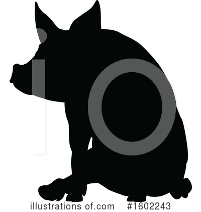 Royalty-Free (RF) Pig Clipart Illustration by AtStockIllustration - Stock Sample #1602243