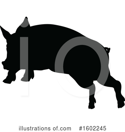 Royalty-Free (RF) Pig Clipart Illustration by AtStockIllustration - Stock Sample #1602245
