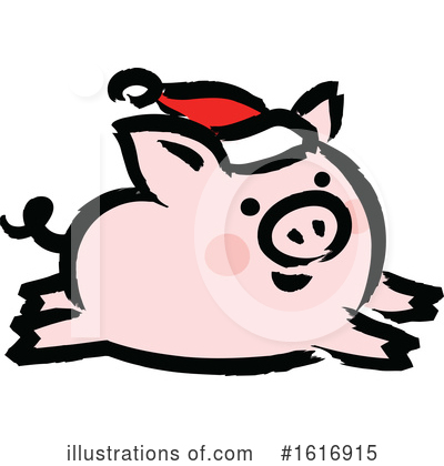 Royalty-Free (RF) Pig Clipart Illustration by elena - Stock Sample #1616915