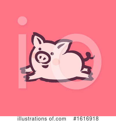 Royalty-Free (RF) Pig Clipart Illustration by elena - Stock Sample #1616918