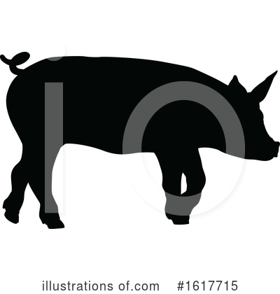 Royalty-Free (RF) Pig Clipart Illustration by AtStockIllustration - Stock Sample #1617715
