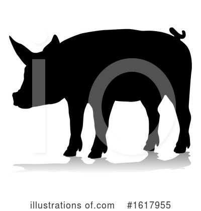 Royalty-Free (RF) Pig Clipart Illustration by AtStockIllustration - Stock Sample #1617955