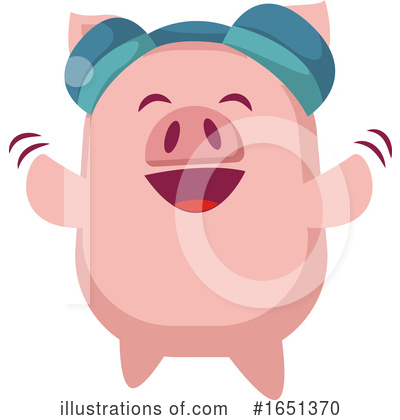 Royalty-Free (RF) Pig Clipart Illustration by Morphart Creations - Stock Sample #1651370