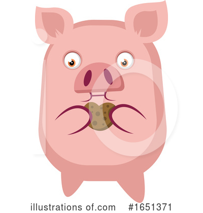 Royalty-Free (RF) Pig Clipart Illustration by Morphart Creations - Stock Sample #1651371