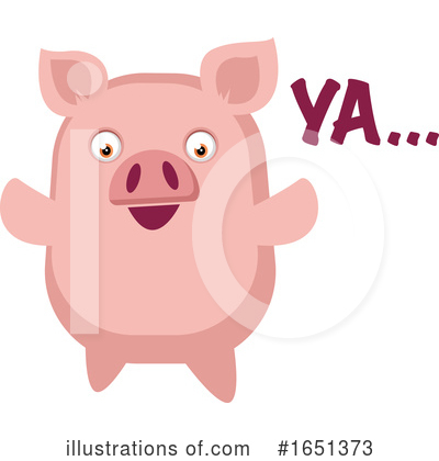 Royalty-Free (RF) Pig Clipart Illustration by Morphart Creations - Stock Sample #1651373