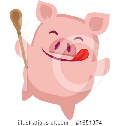 Royalty-Free (RF) Pig Clipart Illustration by Morphart Creations - Stock Sample #1651374