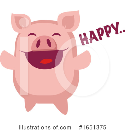 Royalty-Free (RF) Pig Clipart Illustration by Morphart Creations - Stock Sample #1651375