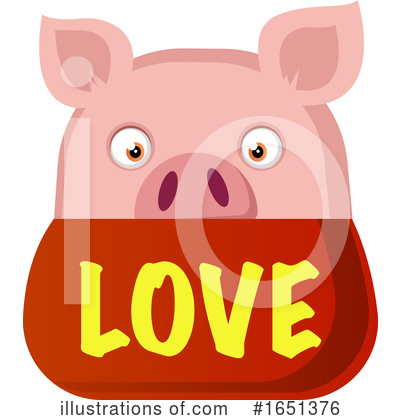 Royalty-Free (RF) Pig Clipart Illustration by Morphart Creations - Stock Sample #1651376