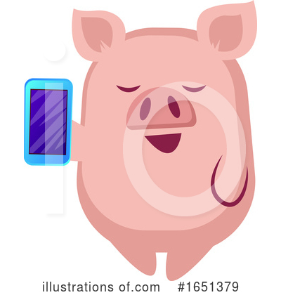 Royalty-Free (RF) Pig Clipart Illustration by Morphart Creations - Stock Sample #1651379