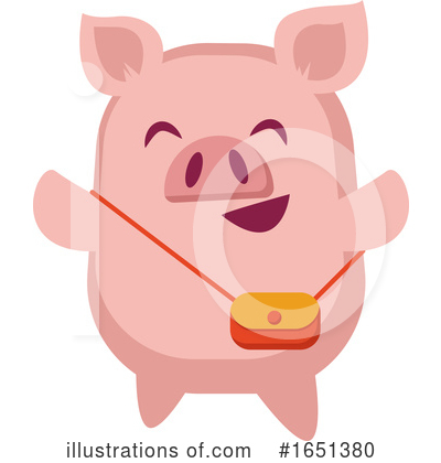 Royalty-Free (RF) Pig Clipart Illustration by Morphart Creations - Stock Sample #1651380