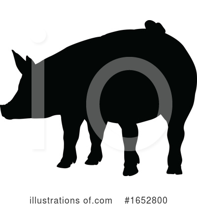 Royalty-Free (RF) Pig Clipart Illustration by AtStockIllustration - Stock Sample #1652800