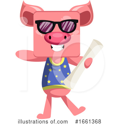 Royalty-Free (RF) Pig Clipart Illustration by Morphart Creations - Stock Sample #1661368