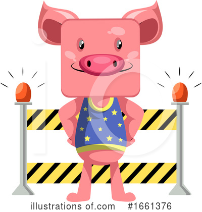 Royalty-Free (RF) Pig Clipart Illustration by Morphart Creations - Stock Sample #1661376