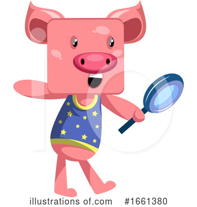 Royalty-Free (RF) Pig Clipart Illustration by Morphart Creations - Stock Sample #1661380