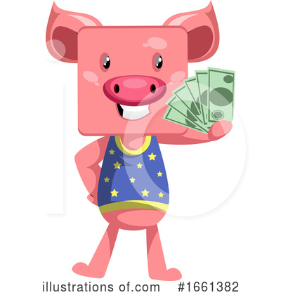 Royalty-Free (RF) Pig Clipart Illustration by Morphart Creations - Stock Sample #1661382