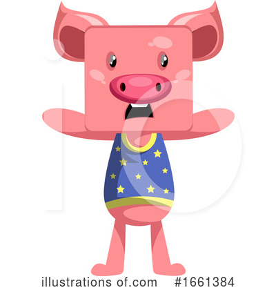Royalty-Free (RF) Pig Clipart Illustration by Morphart Creations - Stock Sample #1661384