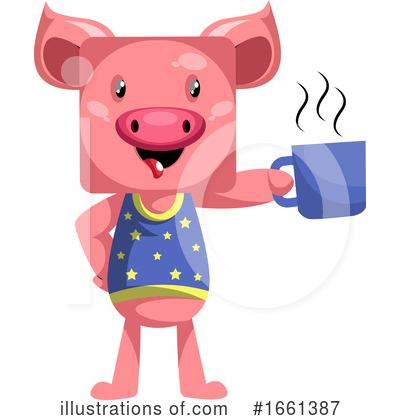 Royalty-Free (RF) Pig Clipart Illustration by Morphart Creations - Stock Sample #1661387