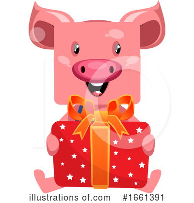 Royalty-Free (RF) Pig Clipart Illustration by Morphart Creations - Stock Sample #1661391