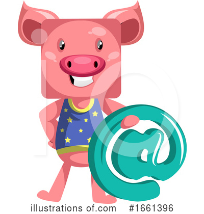 Royalty-Free (RF) Pig Clipart Illustration by Morphart Creations - Stock Sample #1661396